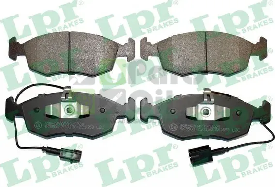 Тормозные колодки LPR передние для Fiat 500 II 2009-2024. Артикул 05P1653