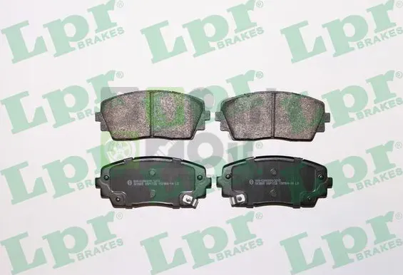 Тормозные колодки LPR передние для Kia Picanto II 2011-2017. Артикул 05P1726