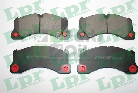 Тормозные колодки LPR передние для Porsche Cayenne I 955 2002-2010. Артикул 05P1754