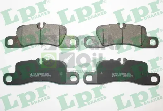 Тормозные колодки LPR задние для Porsche Cayenne II 958 2010-2014. Артикул 05P2092