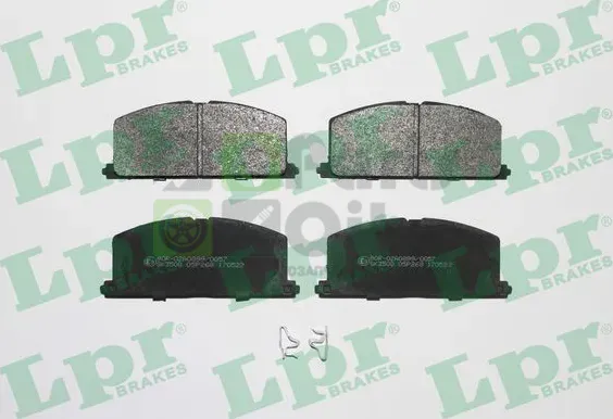 Тормозные колодки LPR передние для Toyota Raum I 1997-2003. Артикул 05P268