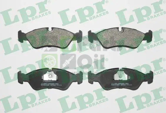 Тормозные колодки LPR передние для Opel Omega A 1986-1994. Артикул 05P304
