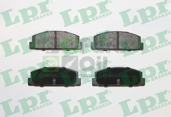 Тормозные колодки LPR задние для Mazda 323 IV BG 1989-1994. Артикул 05P336