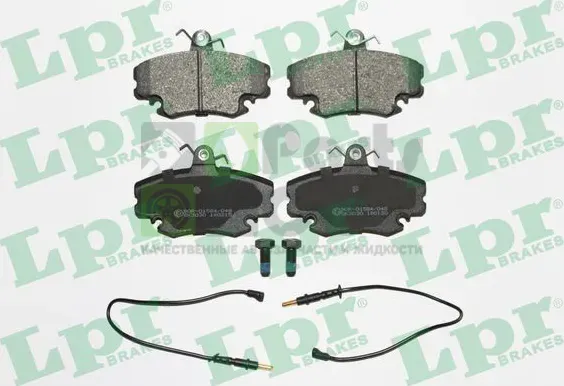Тормозные колодки LPR передние для Renault Sandero II 2009-2024. Артикул 05P349