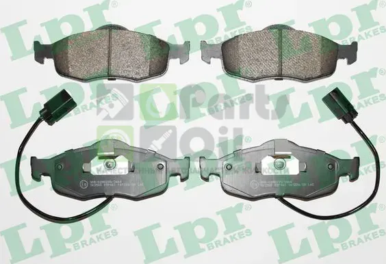 Тормозные колодки LPR передние для Ford Mondeo II 1996-2000. Артикул 05P461