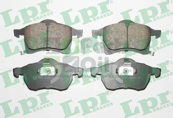 Тормозные колодки LPR передние для Opel Astra G 1998-2004. Артикул 05P690
