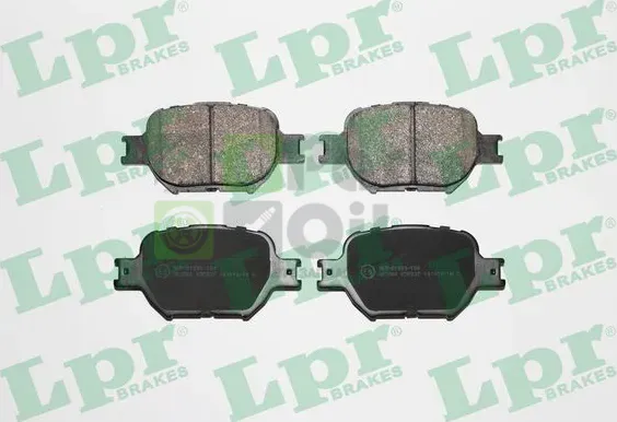 Тормозные колодки LPR передние для Toyota Celica VII T230 1999-2005. Артикул 05P837