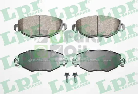 Тормозные колодки LPR передние для Ford Mondeo III 2000-2007. Артикул 05P865