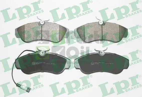 Тормозные колодки LPR передние для Citroen Jumper I 2000-2002. Артикул 05P965