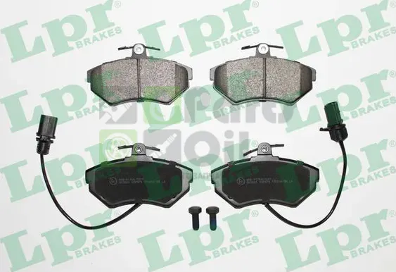 Тормозные колодки LPR передние для Audi A4 II B6 2000-2004. Артикул 05P979