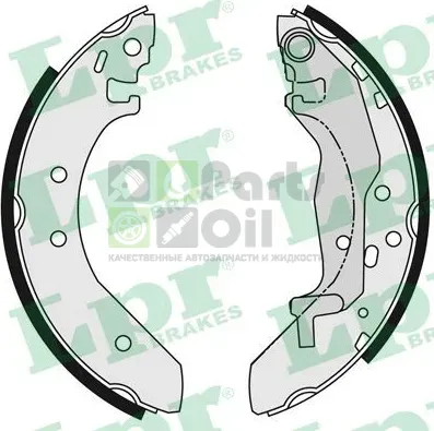 Тормозные колодки LPR задние для Rover 200 III R3 1995-2000. Артикул 06040