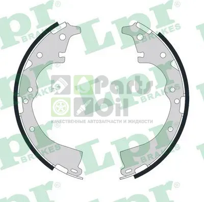 Тормозные колодки LPR задние для Toyota Land Cruiser 70 1984-1993. Артикул 06650