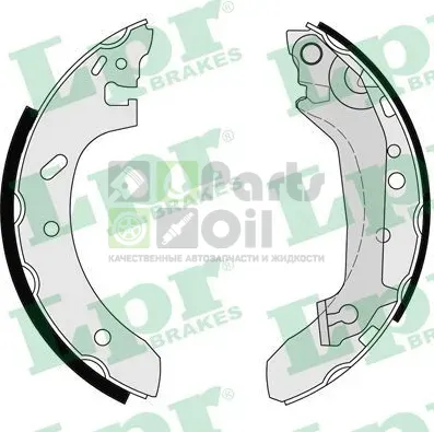 Тормозные колодки LPR задние для Ford Fiesta III 1994-1996. Артикул 07155