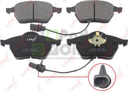 Тормозные колодки LYNXauto передние для Audi A6 III C6 2004-2011. Артикул BD-1216
