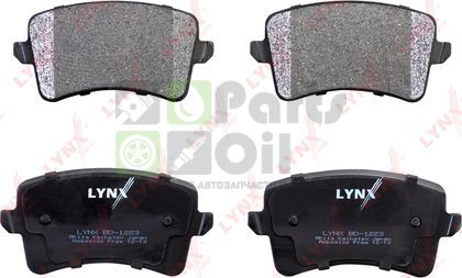 Тормозные колодки LYNXauto задние для Audi A4 IV B8 2007-2015. Артикул BD-1223