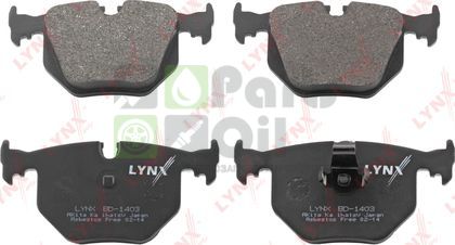 Тормозные колодки LYNXauto задние для BMW X5 I E53 2000-2006. Артикул BD-1403
