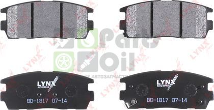 Тормозные колодки LYNXauto задние для Chevrolet Captiva I 2006-2018. Артикул BD-1817