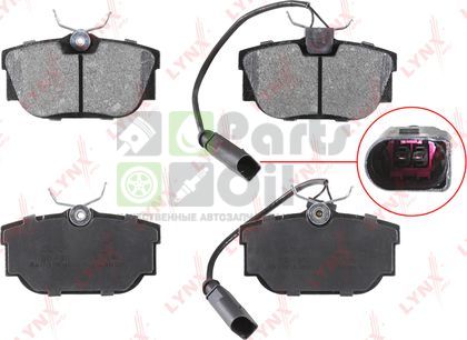 Тормозные колодки LYNXauto задние для Ford Galaxy I 2000-2006. Артикул BD-3027