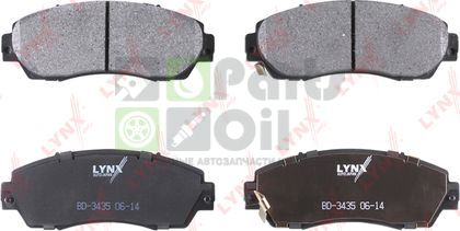 Тормозные колодки LYNXauto передние для Honda CR-V IV 2012-2018. Артикул BD-3435