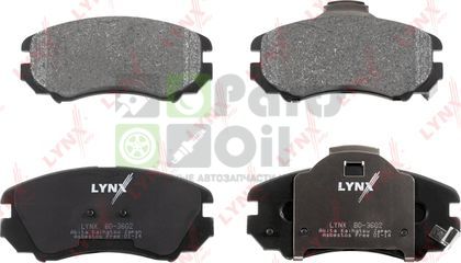 Тормозные колодки LYNXauto передние для Hyundai Sonata IV EF 2001-2004. Артикул BD-3602