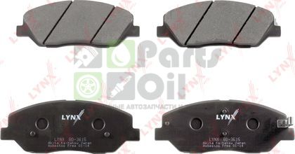 Тормозные колодки LYNXauto передние для Kia Sorento II 2009-2024. Артикул BD-3615