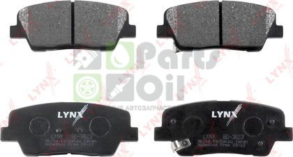 Тормозные колодки LYNXauto задние для Kia Mohave I 2007-2024. Артикул BD-3623