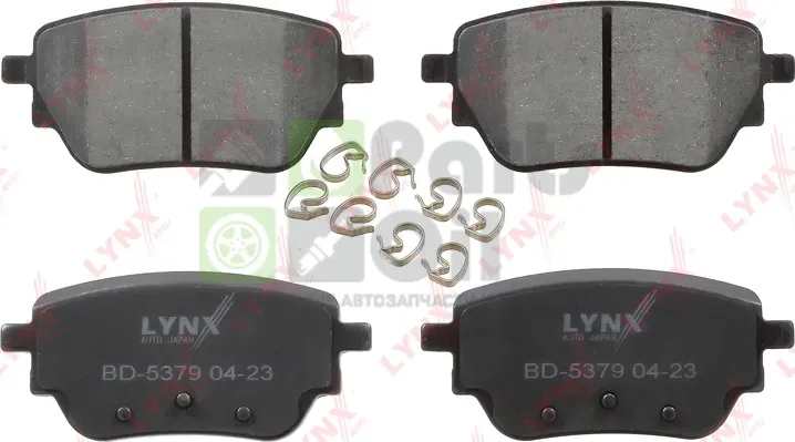 Тормозные колодки LYNXauto задние для Mercedes-Benz GLA II H247 2020-2024. Артикул BD-5379