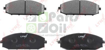 Тормозные колодки LYNXauto передние для Nissan Patrol Y61 1997-2024. Артикул BD-5715