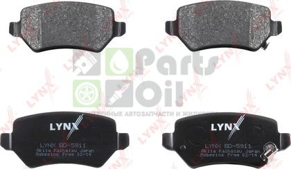Тормозные колодки LYNXauto задние для Opel Corsa C 2000-2009. Артикул BD-5911