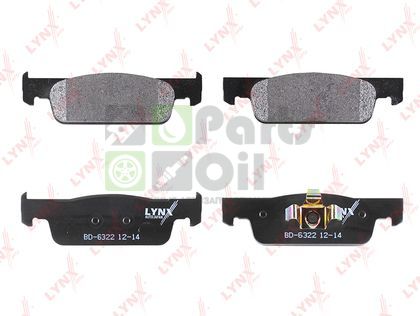Тормозные колодки LYNXauto передние для Smart Forfour II W453 2014-2024. Артикул BD-6322