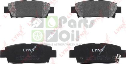 Тормозные колодки LYNXauto задние для Toyota Avalon I 1996-1999. Артикул BD-7513