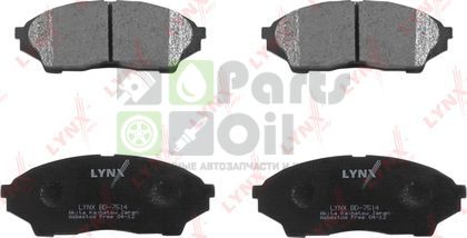 Тормозные колодки LYNXauto передние для Toyota Cresta V X100 1998-2001. Артикул BD-7514