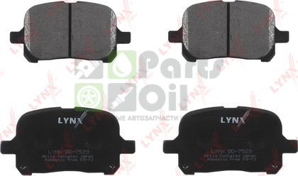 Тормозные колодки LYNXauto передние для Toyota Solara XV30 2003-2008. Артикул BD-7529