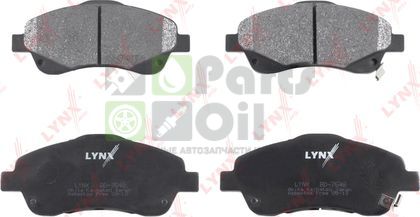 Тормозные колодки LYNXauto передние для Toyota Corolla Verso I 2004-2009. Артикул BD-7548