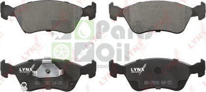 Тормозные колодки LYNXauto передние для Toyota Avensis I 1997-2003. Артикул BD-7590