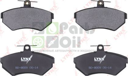Тормозные колодки LYNXauto передние для SEAT Ibiza III 2002-2009. Артикул BD-8009