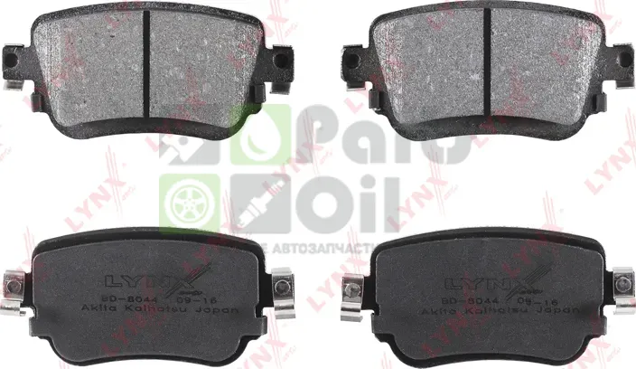 Тормозные колодки LYNXauto для Volkswagen Caddy IV 2015-2019. Артикул BD-8044