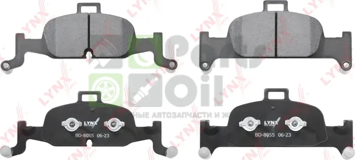 Тормозные колодки LYNXauto задние для Audi S5 II F5 2016-2024. Артикул BD-8055