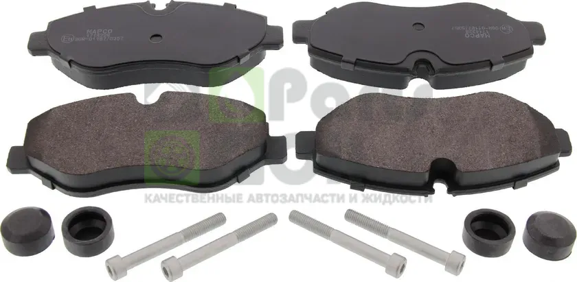 Тормозные колодки MAPCO передние для Mercedes-Benz Sprinter 906 2006-2024. Артикул 6796