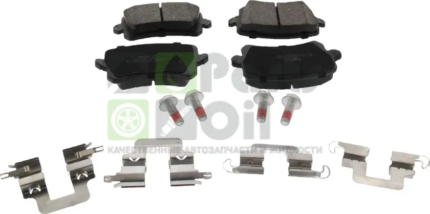 Тормозные колодки MAPCO задние для Audi Q3 I 8U 2011-2014. Артикул 6914