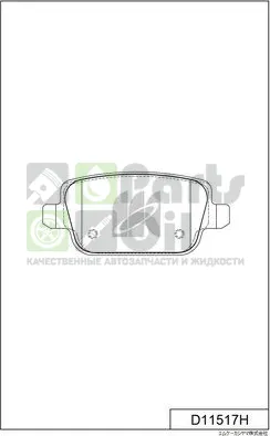 Тормозные колодки MK Kashiyama задние для BMW 3 III E36 1990-2000. Артикул D11517H