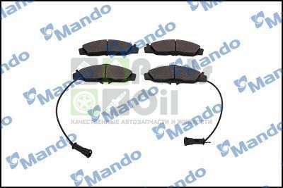 Тормозные колодки Mando передние для SsangYong Korando II 1996-2006. Артикул MPD17