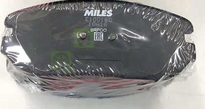 Тормозные колодки Miles Semi-Metallic передние для Hyundai Sonata V NF 2005-2010. Артикул E100160
