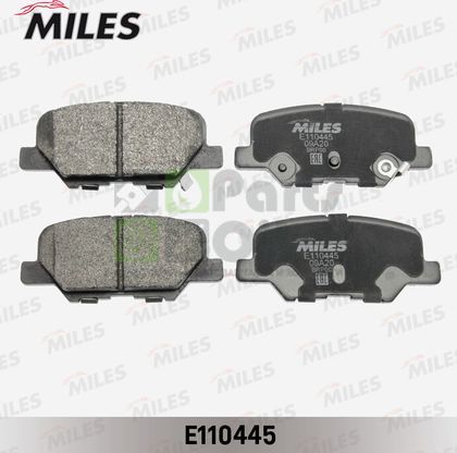 Тормозные колодки Miles Semi-Metallic задние для Mitsubishi Outlander III 2012-2024. Артикул E110445