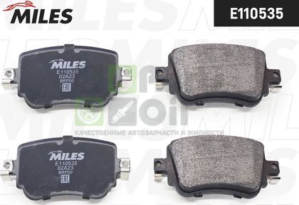 Тормозные колодки Miles Semi-Metallic задние для SEAT Leon III 2012-2024. Артикул E110535
