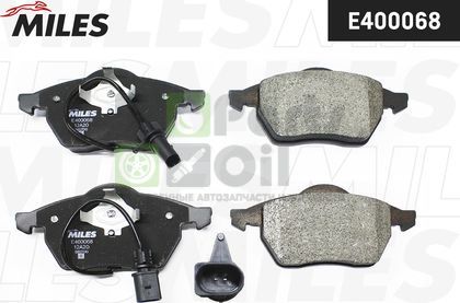 Тормозные колодки Miles Low-Metallic передние для Audi A4 I B5 1995-2001. Артикул E400068