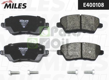 Тормозные колодки Miles Low-Metallic передние для Dacia Logan II 2007-2024. Артикул E400108