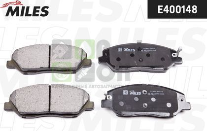 Тормозные колодки Miles Low-Metallic передние для Kia Sorento II 2009-2024. Артикул E400148