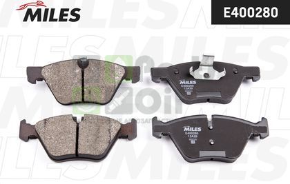 Тормозные колодки Miles Low-Metallic передние для BMW X1 I E84 2009-2015. Артикул E400280