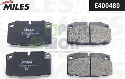 Тормозные колодки Miles Low-Metallic передние для Opel Kadett E 1984-1993. Артикул E400480